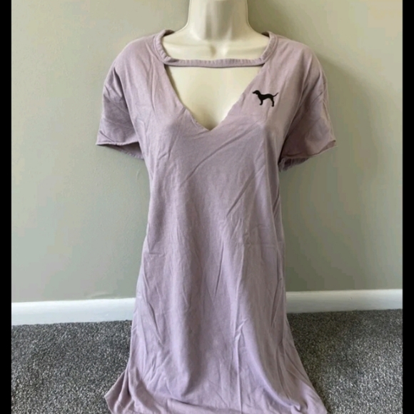 Victoria's Secret Dresses & Skirts - Victoria Secret- Lilac Color T-Shirt Dress-L